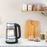⁦TEFAL Kettle | 1.7 L Glass Electric Kettle | 1850-2200 W | Concealed Heating Element | Cordless 360° Design | Removable Anti-Scale Filter | Precision Spout | 2 Years Warranty | KI700827⁩ - الصورة ⁦4⁩