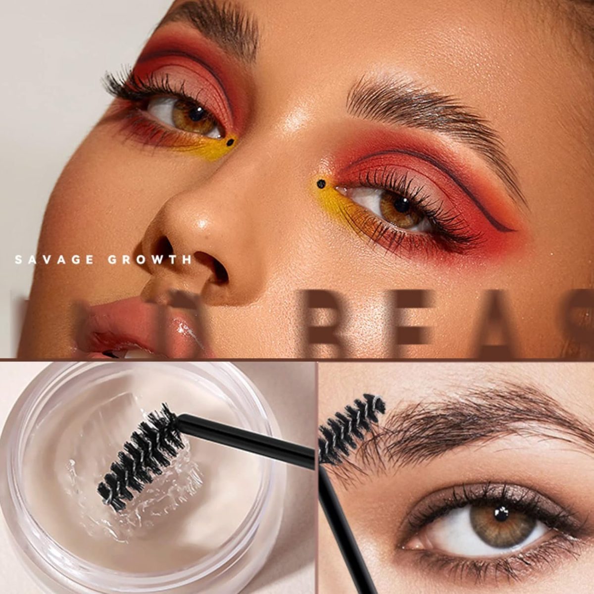 ⁦NALACAL 2Pcs Eyebrow Soap Kit, Eyebrow Styling Soap Gel Brows Shaping Cream Waterproof Long Lasting Eyebrows Styling Wax Eyebrow Gel for Natural Brows Shaping Defining⁩ - الصورة ⁦2⁩