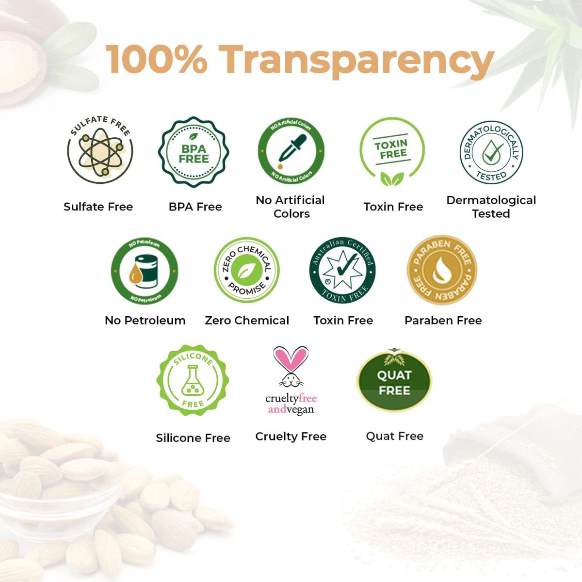 ⁦Sweet Almond Oil for Hair, Skin & Massage - 100% Pure, Cold Pressed & Natural Oil for Moisturizing & Softening - Ideal as a Body Oil After Shower, Face Oil - Aceite de almendra, Dry Body Oil⁩ - الصورة ⁦7⁩