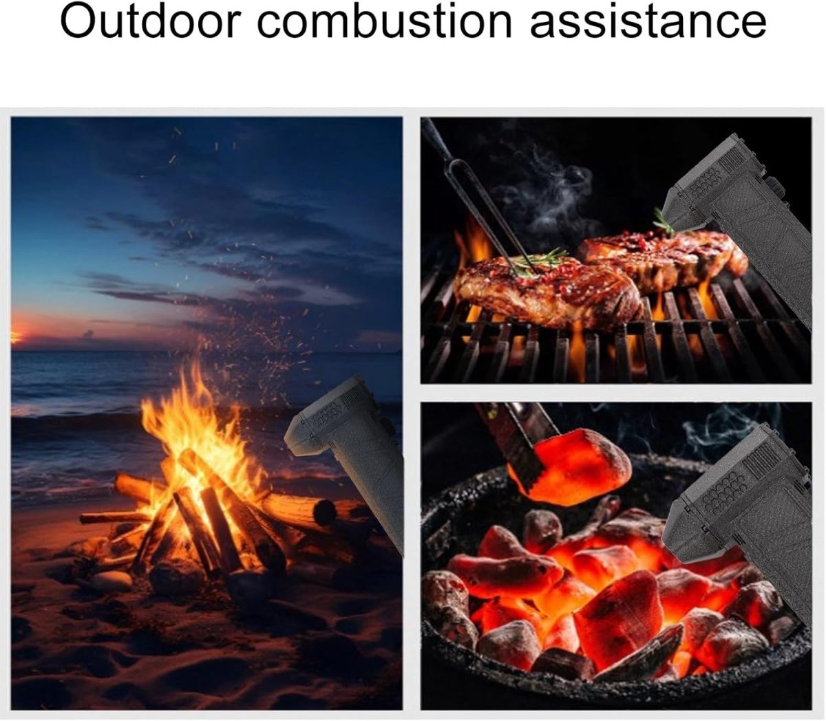 ⁦Luocute Electric Air Duster, 300000RPM Jet Dry Blower Stepless Speed Adjustment with Large Battery & Type C QC15W Fast Charging, for Computer Keyboard Outdoors Car Home⁩ - الصورة ⁦8⁩