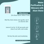 ⁦Alum Stone(phitkari) by mi Nature | for Skin Care | Water Purify| Pure Alum Stone (Potassium Alum) (Fitkari)|Cruelty Free | Post Shave Use| for Natural Deodorant | (250g)(8.81oz)⁩ - الصورة ⁦6⁩