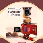 ⁦CHSEEO Mini Lipstick Set Chocolate Shape 8 Colors Velvet Matte Lip Gloss, Long Lasting Waterproof Pro, Mini Lipsticks Gift Box for Women and Girls Beauty Cosmetics - F⁩ - الصورة ⁦2⁩