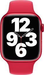⁦Apple Watch 45mm (PRODUCT) RED Sport Band⁩ - الصورة ⁦3⁩