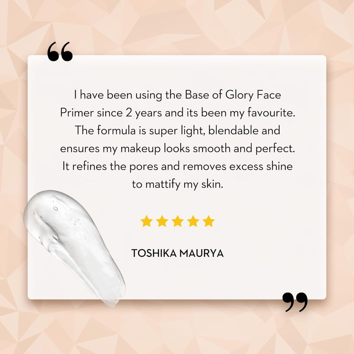 ⁦SUGAR Cosmetics Base Of Glory Pore Minimizing Primer,30 ml Long Lasting, Smudge Proof, Paraben Free⁩ - الصورة ⁦6⁩