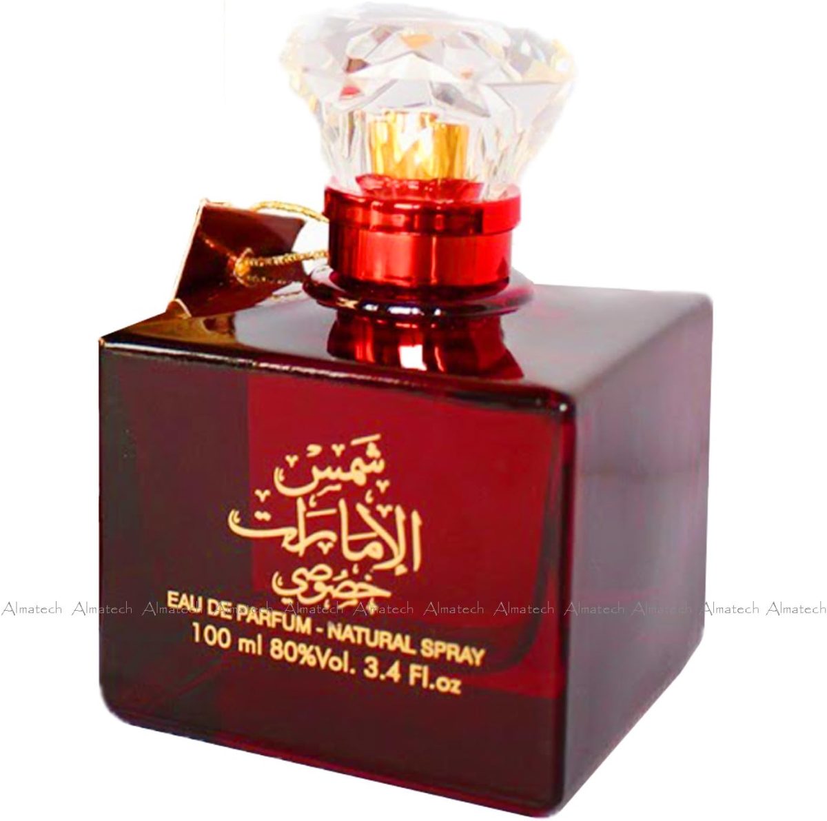 ⁦Ard Al Zaffran Shams Emarat Khususi By Halal Fragrance Attar EDP Spray Perfume 100ml + Deodorant⁩ - الصورة ⁦2⁩