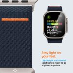 ⁦Spigen Lite Fit Ultra Band designed for Apple Watch Band for Apple Watch Ultra 2 / Ultra (49mm), Series 9/8/7 (45mm), Series SE2/6/SE/5/4 (44mm) and Series 3/2/1 (42mm) Nylon Solo Loop - Navy⁩ - الصورة ⁦5⁩