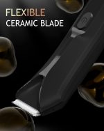 ⁦Body Hair Trimmer for Men, Pubic Hair Trimmer with Led Light, Waterproof Ball Trimmer for Men Body Groomer, Electric Groin Hair Trimmer Body Shaver for Men with 3 Replaceable Guard Comb,Charging Dock⁩ - الصورة ⁦3⁩