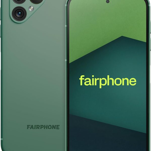 Fairphone 5 Dual SIM 128GB ROM + 6GB RAM (GSM Only | No CDMA) Factory Unlocked 5G Smartphone (Green) - International Version