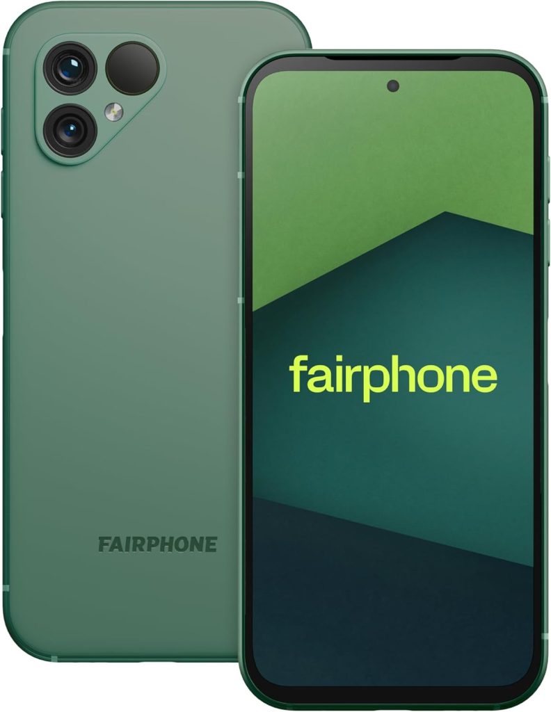 Fairphone 5 Dual SIM 128GB ROM + 6GB RAM (GSM Only | No CDMA) Factory Unlocked 5G Smartphone (Green) - International Version