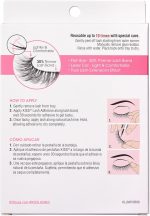 ⁦KISS Lash Couture Luxtension, False Eyelashes, 'Volume Full Set', 14 mm, Includes 4 Pairs Of Lashes, Contact Lens Friendly, Easy to Apply, Reusable Strip Lashes⁩ - الصورة ⁦9⁩