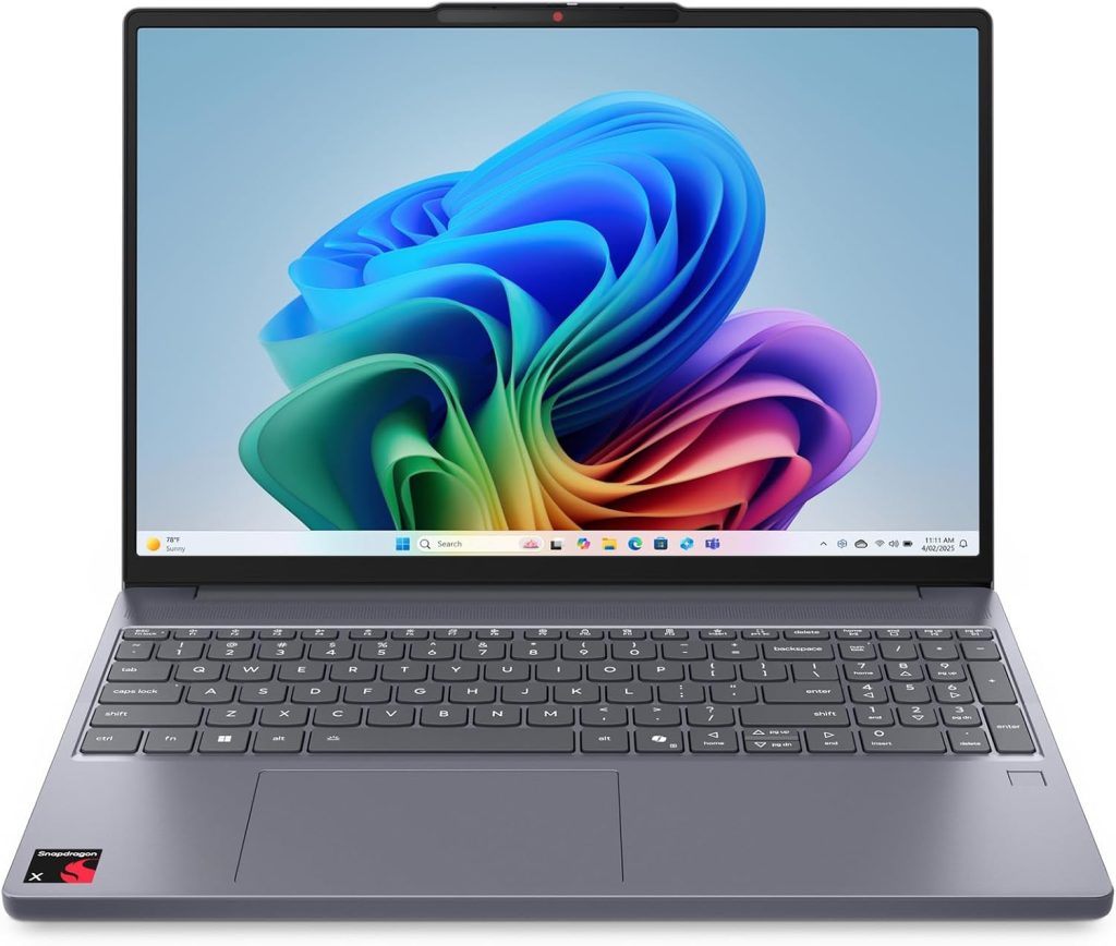 Lenovo IdeaPad Slim 3X - 2025-15.3" WUXGA Display - 16GB Memory - 512 GB Storage - Qualcomm Snapdragon - Windows 11 Home - Luna Grey