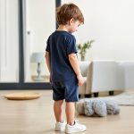 ⁦Xulinova 2 pack boys summer outfit set, dinosaur & car print t-shirts and shorts, 4pcs breathable clothes for 4–7Y, طقم العيد للأولاد, طقم ديناصور أولاد, ملابس أولاد صيفية, ملابس أطفال⁩ - الصورة ⁦6⁩
