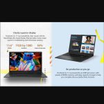 ⁦ASUS Vivobook Go 15.6” Business Slim Laptop, AMD Ryzen 3 7320U, 8GB DDR5 RAM, 1TB SSD, Webcam, USB C, 180° Lay-Flat, WiFi, Bluetooth5.1, Win 11, w/Cloth⁩ - الصورة ⁦3⁩
