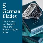 ⁦Harry's Razor Blades Refill, (10) Razor Head Refills with Precision Trimmer, 5 Anti-Friction Shaving Blades, Compatible with Harry's Razors for Men⁩ - الصورة ⁦2⁩