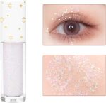 ⁦Geeneiya Liquid Glitter Eyeshadow Korean Makeup Under Eye Shadow Bling,Pigmented, Long Lasting, Quick Drying, Loose Glitter Glue for Crystals EyeMakeup (Colorful Galaxy 01)⁩ - الصورة ⁦5⁩