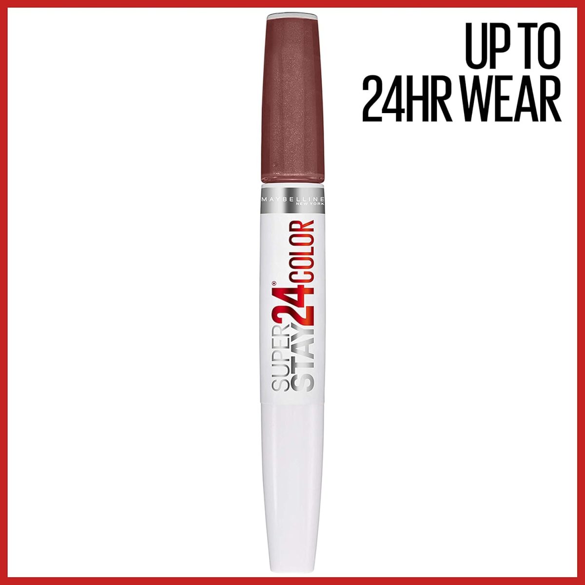 ⁦Maybelline SuperStay 24, 2-Step Liquid Lipstick, Constant Cocoa⁩ - الصورة ⁦2⁩