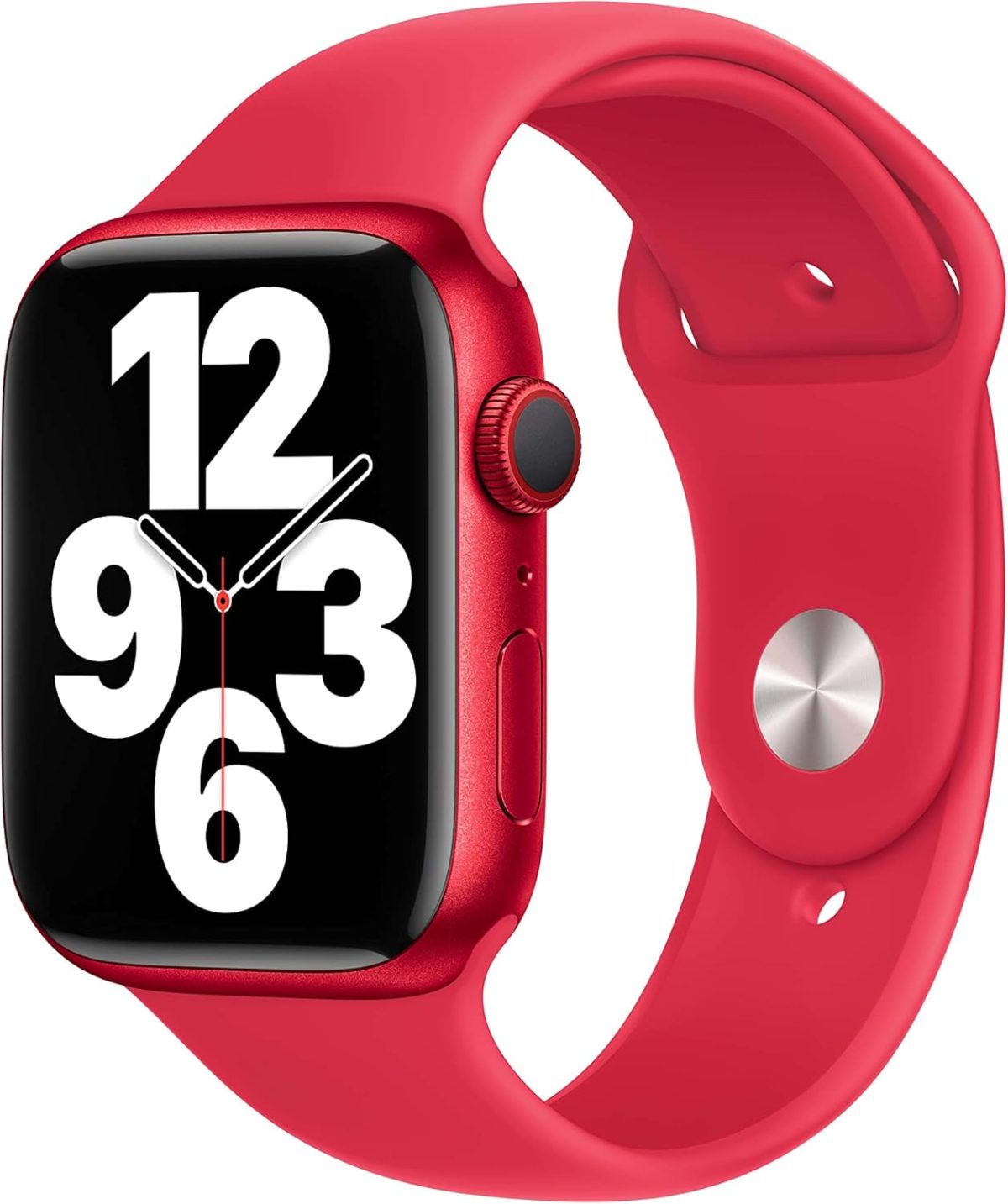 ⁦Apple Watch 45mm (PRODUCT) RED Sport Band⁩ - الصورة ⁦2⁩