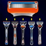 ⁦Joyzzz Razor Blade Refills, 12Pack Safety Razors Blade with Precision Beard Trimmer, Comfort Shave Blades with Dual Lubrication, Easy to Install and Rinse, Shaving Blade for Mens Compatible Fusion 5⁩ - الصورة ⁦7⁩