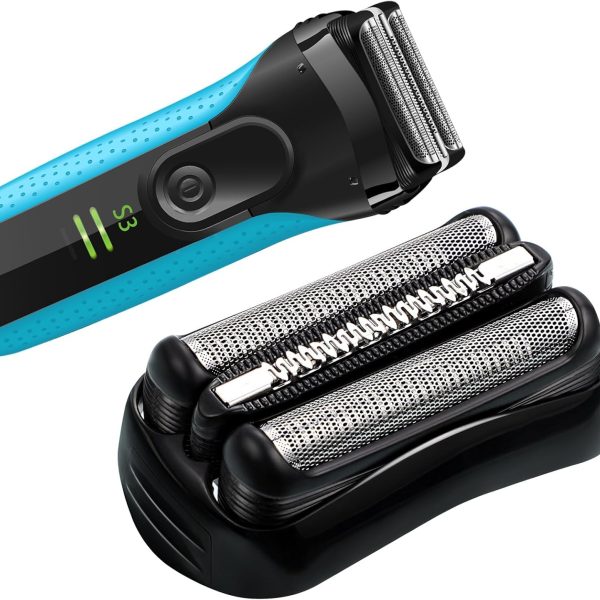 Shaver Replacement Head Compatible with All Braun Series 3 Shaver, Shaving Head for Men Electric Foil Shaver Cordless Razor Head fit 21B 3000s 3010s 3040s 3050cc 300S 310S 320S 330S 340S 360S 380S