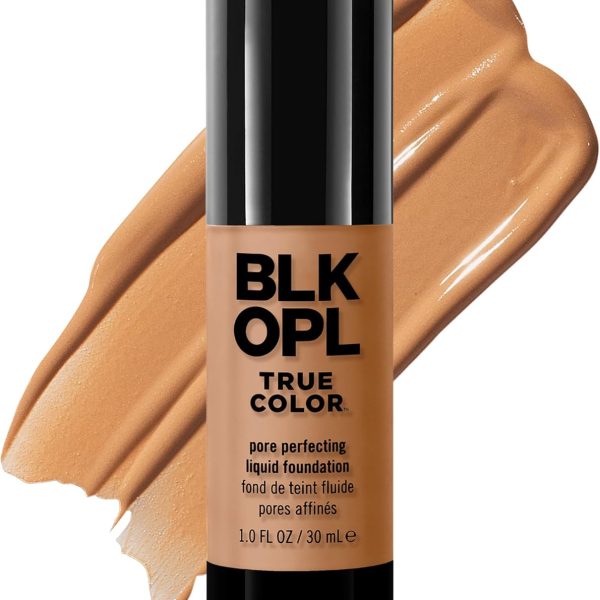 BLK/OPL TRUE COLOR Pore Perfecting Liquid Foundation, Truly Topaz — enriched with Vitamins C & E, paraben-free, fragrance-free, cruelty-free