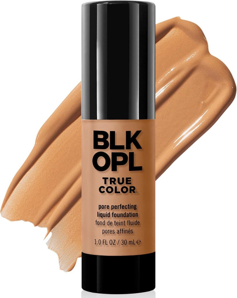 BLK/OPL TRUE COLOR Pore Perfecting Liquid Foundation, Truly Topaz — enriched with Vitamins C & E, paraben-free, fragrance-free, cruelty-free