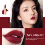 ⁦Newvenper Matte Lipstick Set 3 Colors Lip Stick with Sliver Chain Bag Package Velvet Lip stick Set Waterproof Non-Stick Cup Long Lasting Retractable Red Lipstick Set 3.5gx3 Pcs⁩ - الصورة ⁦2⁩