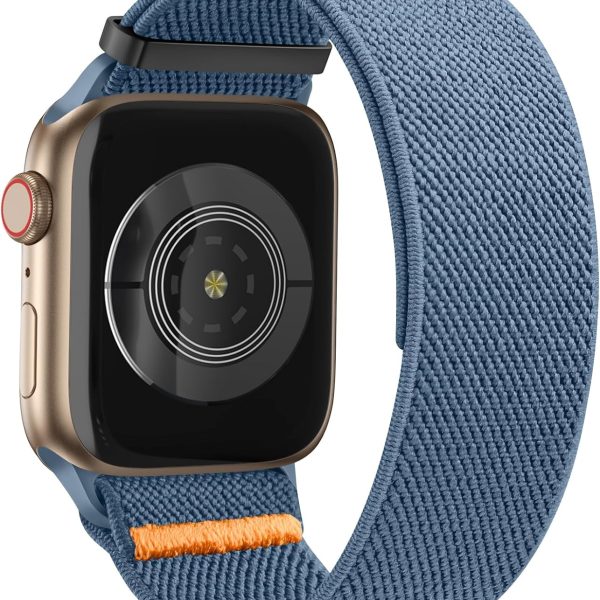 Stretchy Solo Loop Strap for Apple Watch Bands 40/38/41/42/44/45/46/49mm, Nylon Elastic Strap for iWatch Series 10 9 8 7 6 SE 5 4 3 Ultra Ultra 2
