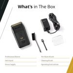 ⁦Wahl Professional 5 Star Vanish Shaver Cordless With Pop Foil Bars Ergonomic Design 100 Min Runtime Lithium Ion Battery⁩ - الصورة ⁦6⁩