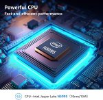 ⁦CFVOCUY Laptop Computer, 15.6'' FHD IPS Student Laptops, Celeron N5095 4-Core Processor, 12GB RAM + 512GB SSD up to Expandable 1TB, 2.4G+5G WiFi, 2 Years Warranty, Long Battery Life⁩ - الصورة ⁦5⁩