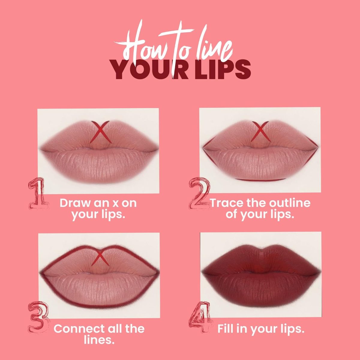 ⁦MARS Matte Lip Liner | One Swipe Smooth Application | Long Lasting Lip Pencil (1.4gm) (02-DEEP DAWN)⁩ - الصورة ⁦5⁩