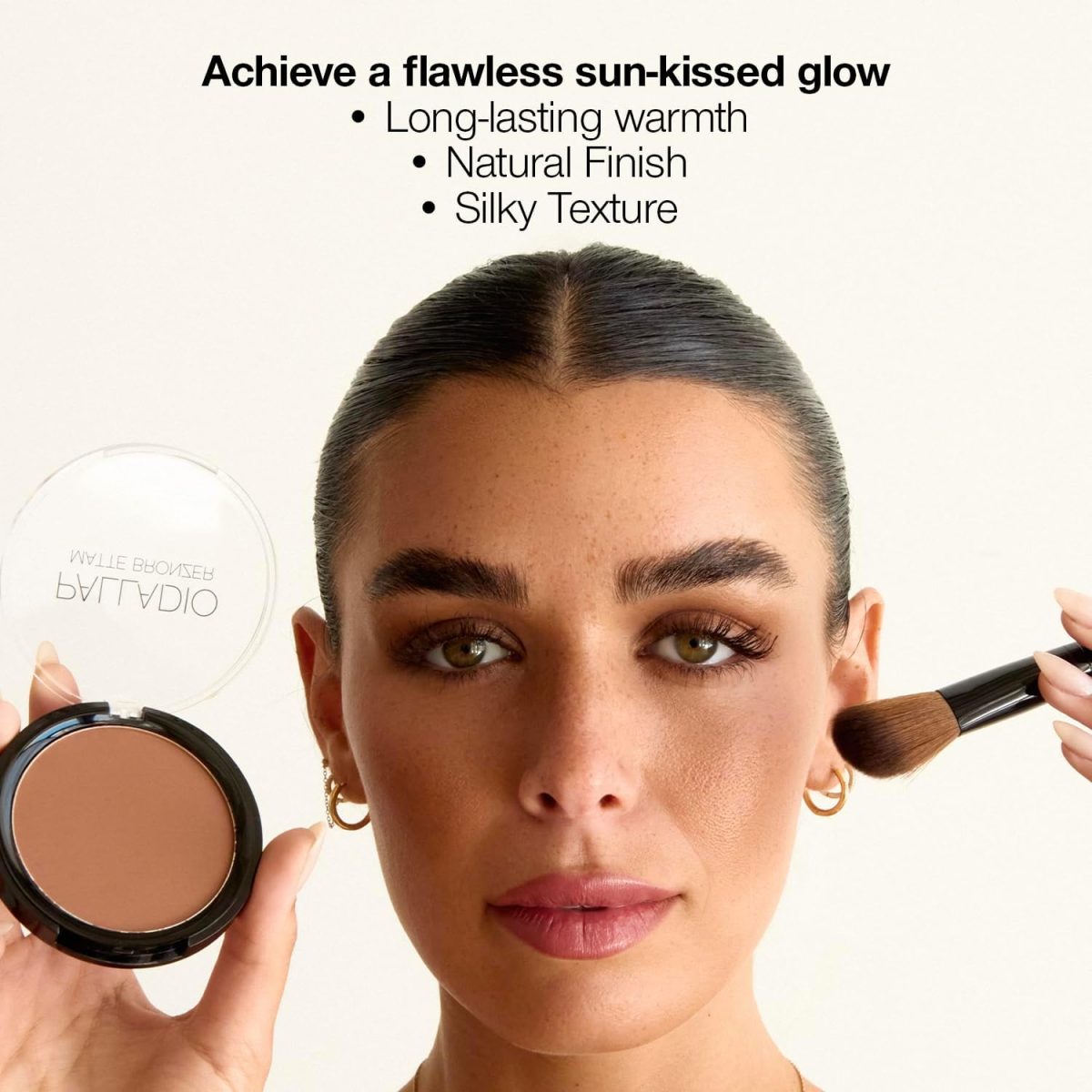 ⁦Palladio Matte Bronzer, Teeny Bikini⁩ - الصورة ⁦5⁩