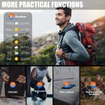 ⁦EIGIIS Military Smart Watches for Men 1.96" HD Big Screen Rugged Smart Watch (Answer/Dial Calls) Outdoor Tactical Sports Watch Fitness Tracker Smartwatch for iPhone Compatible with Android Phones⁩ - الصورة ⁦8⁩