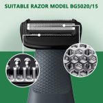 ⁦MULTIM for Philips Bodygroom Replacement Head, Bodygroove Shaver Head Compatible with Philips TT2000/43, New Razor Foil Blades Perfect Replacement for Originals⁩ - الصورة ⁦2⁩