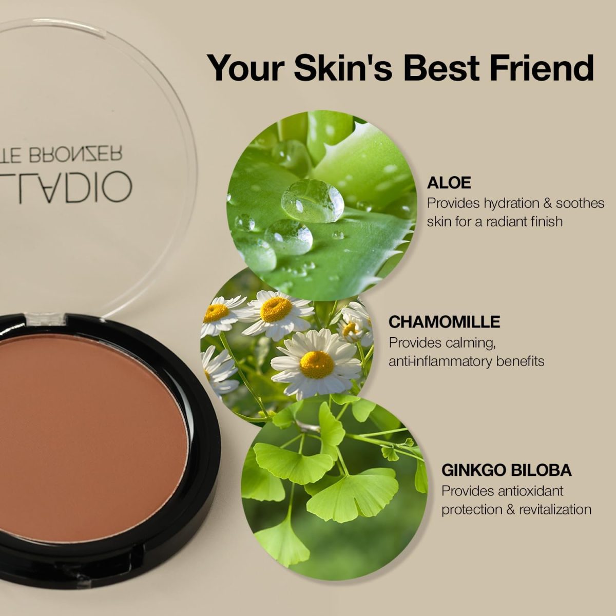 ⁦Palladio Matte Bronzer, Teeny Bikini⁩ - الصورة ⁦4⁩