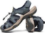 ⁦FLARUT Men's Sport Sandals Outdoor Hiking Sandals Closed Toe Athletic Lightweight Trail Walking Casual Sandals Water Shoes⁩ - الصورة ⁦7⁩