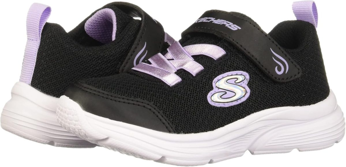 ⁦Skechers girls wavy lites sneaker⁩ - الصورة ⁦7⁩