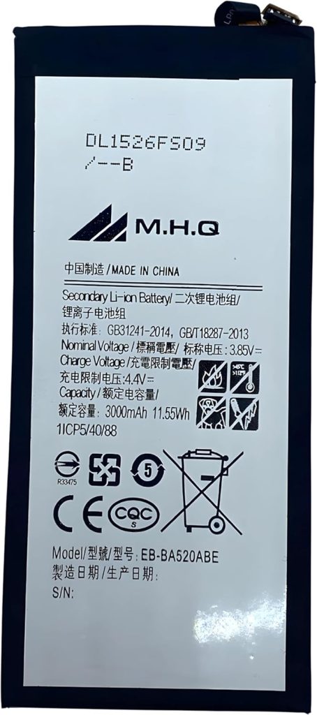 M.H.Q Battery Compatible With Sam A520 (Sma520) Ebba520Abe Battery