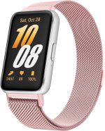 Metal Bands for Samsung Galaxy Fit 3 Strap, Adjustable Stainless Steel Strap with Magnetic Buckle for SAMSUNG Galaxy FIT 3 SM-R390 Smartwatch Strap Women&Men
