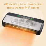 ⁦INKBIRD INK-VS03 Food Vacuum Sealer Machine, Sealing Time Display, 80KPA Strong Suction, Automatic Vacuum Sealer with Starter Kit for Food Storage and Sous Vide⁩ - الصورة ⁦7⁩