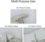 ⁦MJW Iris Scissors Fine Point 11cm 4.5" Jaw Paper Scissors Office Bandage Sharp Scissors Curved/Straight Two Shapes Available (Curved)⁩ - الصورة ⁦7⁩