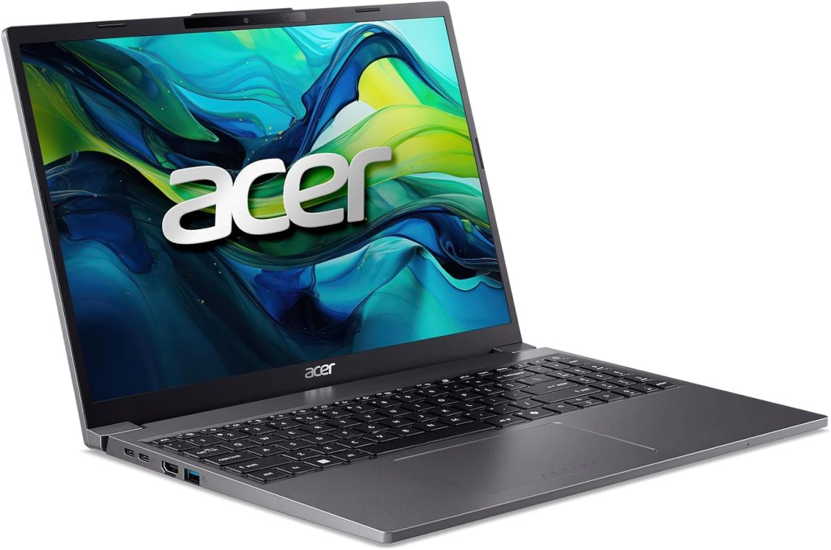 ⁦Acer Aspire Go 15 AI Ready Laptop | 15.3" WUXGA (1920 x 1200) IPS Display | Intel Core i7-1255U | Intel Iris Xe Graphics | 16GB DDR5 | 512GB PCIe Gen4 SSD | Wi-Fi 6 | Windows 11 Home | AG15-51P-79LC⁩ - الصورة ⁦3⁩