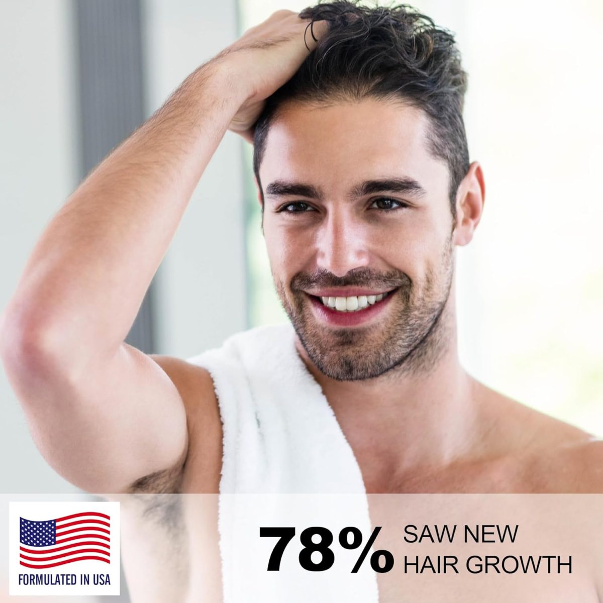 ⁦Soti Minoxidil 5% Hair Growth, Hair Loss Regrowth Serum. Made in USA! Dermatologists Recommended. Ginseng and Biotin Extra Strength Formula (3 Pack)⁩ - الصورة ⁦5⁩