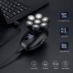 ⁦Electric Shaver for Men 5 in 1, Bald Head Shaver Waterproof, Upgraded Head Shaver 7 Floating Heads, Multifunctional Head Razors for with Nose Ear Trimmer, LED Display, 90 Mins Run time for Traval⁩ - الصورة ⁦5⁩