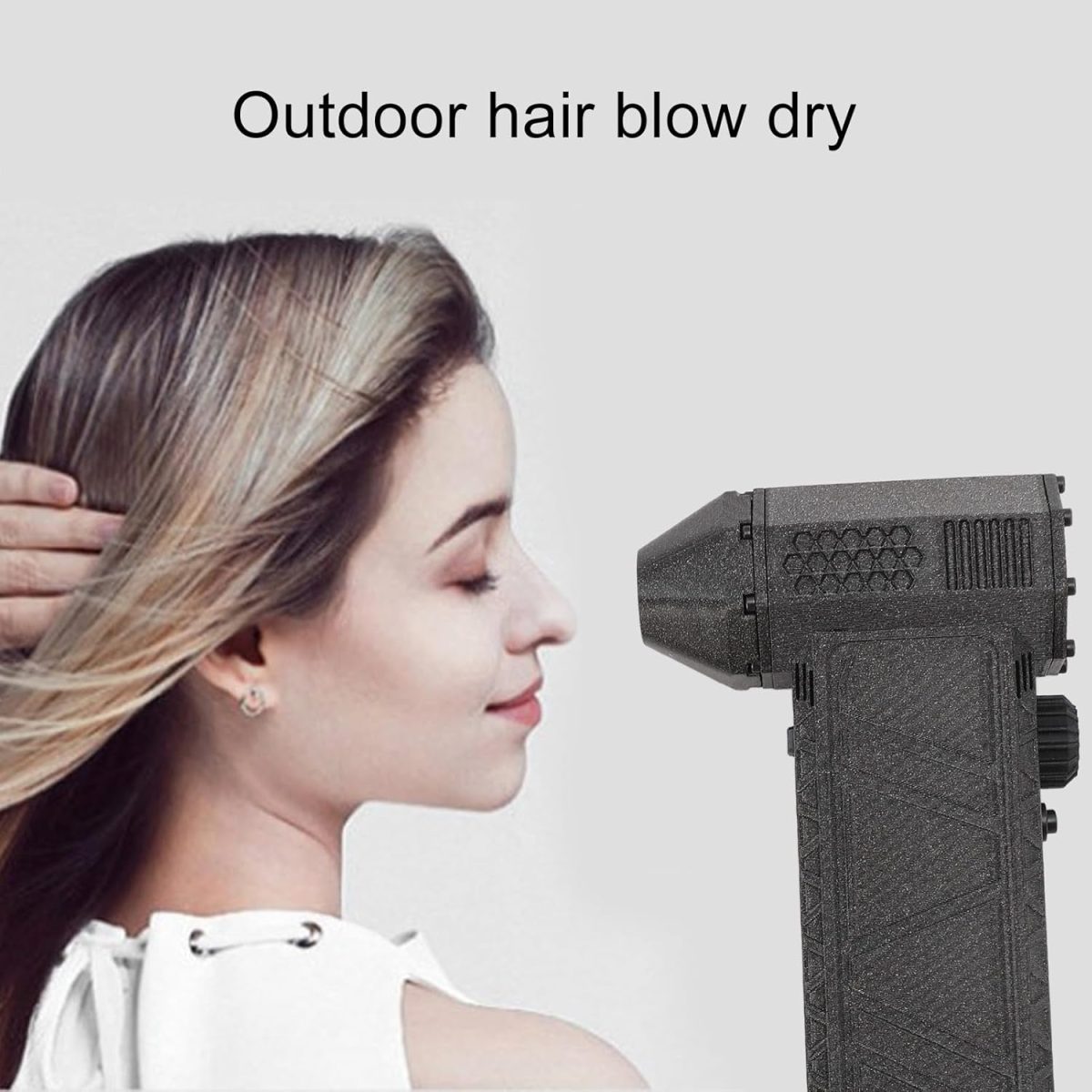 ⁦Luocute Electric Air Duster, 300000RPM Jet Dry Blower Stepless Speed Adjustment with Large Battery & Type C QC15W Fast Charging, for Computer Keyboard Outdoors Car Home⁩ - الصورة ⁦6⁩