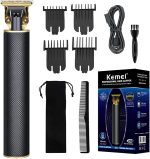KEMEI Mens Clipper Cordless Hair Clippers, Razor Electric Professional Beard Trimmer Grooming Shaving Machine Self Hair Cutting Haircut Trimmers Cutter,Black KM-1971