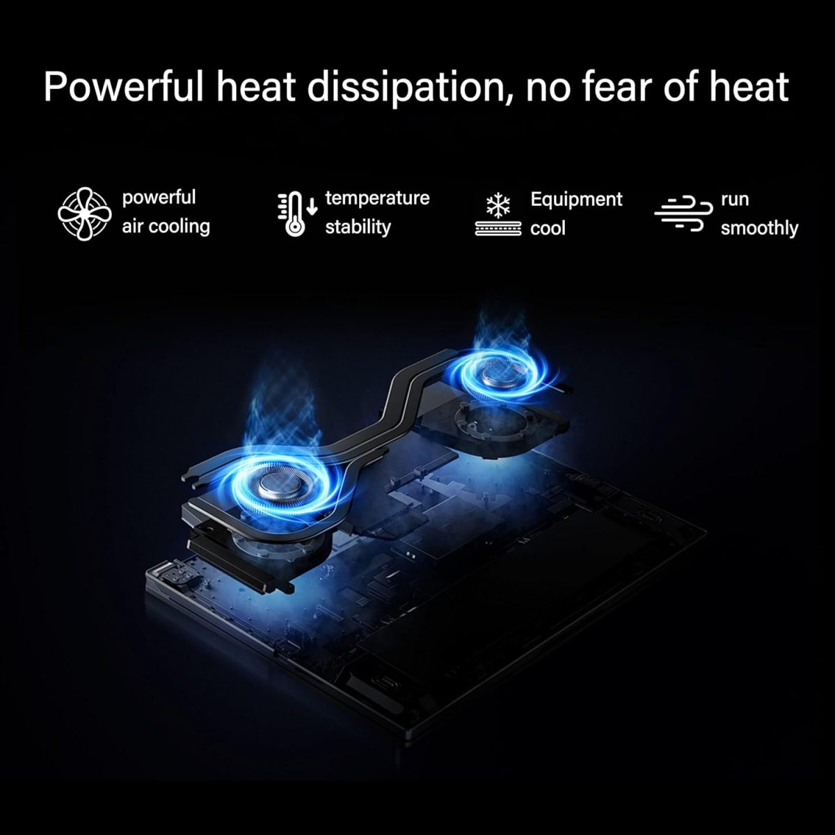 ⁦XISEZIUO 17.3 Inch Laptop Computer, Gaming Laptop, 16GB RAM 256GB SSD, N5095 Processor, FHD 1920 * 1080, Backlit Keyboard, Windows 11 Pro, Fingerprint Unlock, BT 4.2, WiFi 5⁩ - الصورة ⁦5⁩