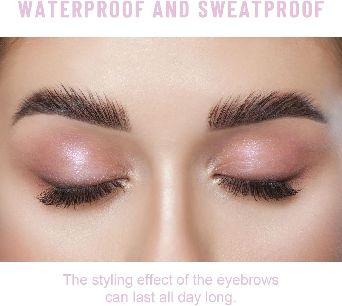 ⁦NALACAL Eyebrow Wax, Clear Waterproof Long Lasting Eyebrow Wax Pen for Feathered Fluffy Brow Shaping Styling Makeup Pencil⁩ - الصورة ⁦4⁩
