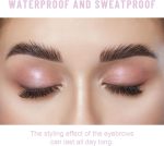 ⁦NALACAL Eyebrow Wax, Clear Waterproof Long Lasting Eyebrow Wax Pen for Feathered Fluffy Brow Shaping Styling Makeup Pencil⁩ - الصورة ⁦4⁩