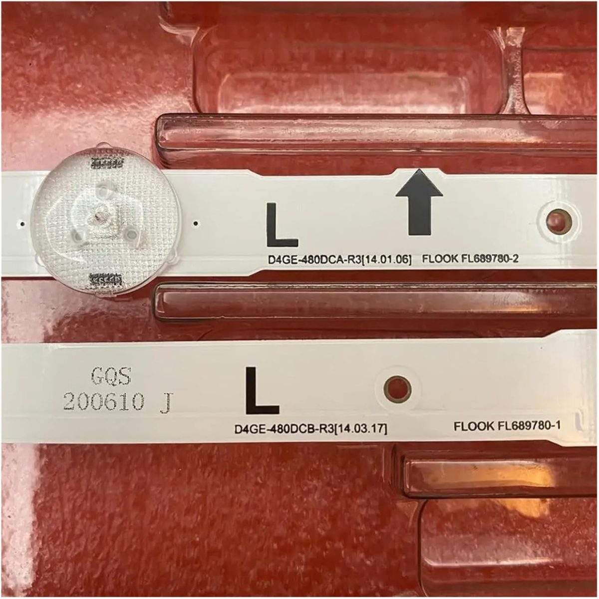 ⁦TILLOJJ LED strip for Sam/s.ung UA48J6200AK UA48J5500AK UA48J5300AK UA48J5300AJ UA48J5170AS UA48J5100AR UA48J5100AK UA48H6400AW UA48H6400⁩ - الصورة ⁦6⁩
