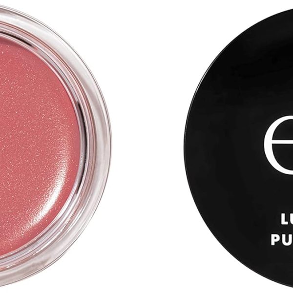 e.l.f. Cosmetics Luminous Putty Blush, Putty To Powder Blush With A Shimmer Finish, Lightweight, Buildable Formula, Bermuda